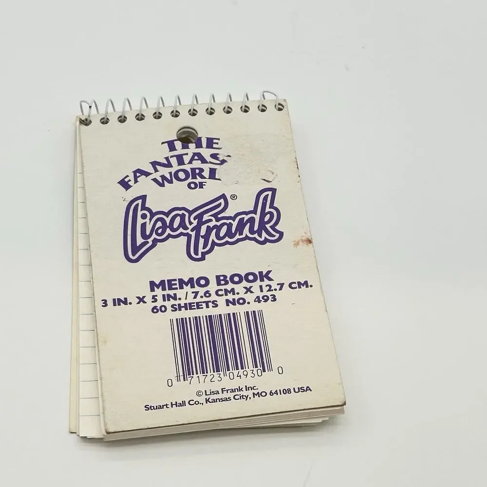 Vtg Lisa Frank Skeeter The Seal Notepad 90s Nostalgia Flaw